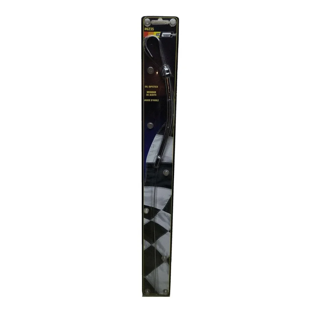 Mr Gasket 6235BP Oil Dipstick Flat Black SB Chevy 1965 to 1977 New Sealed